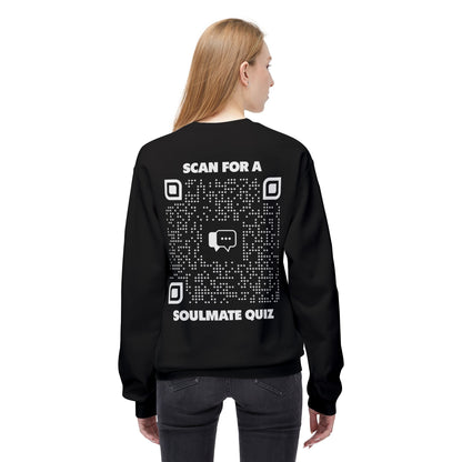 Dating – Sweatshirt – Scan for a Soulmate Quiz - QR NATION