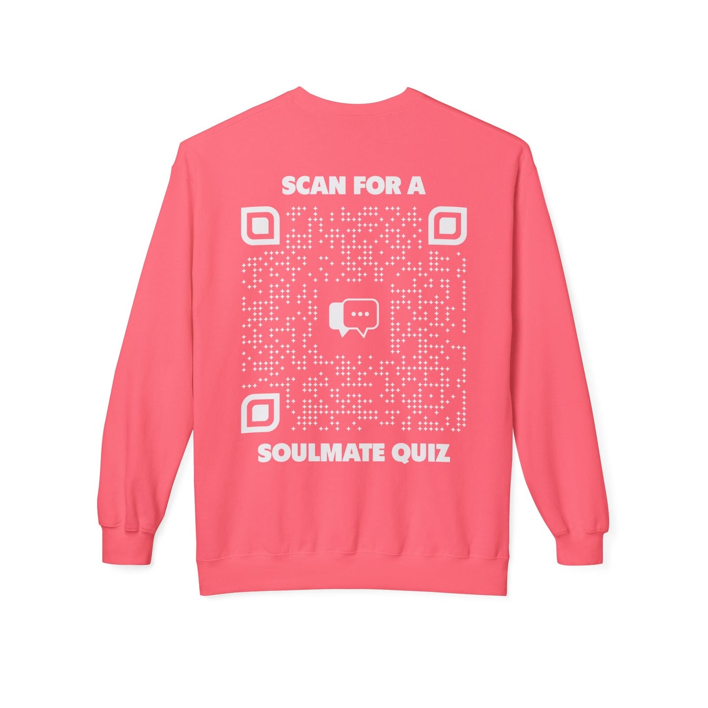 Dating – Sweatshirt – Scan for a Soulmate Quiz - QR NATION