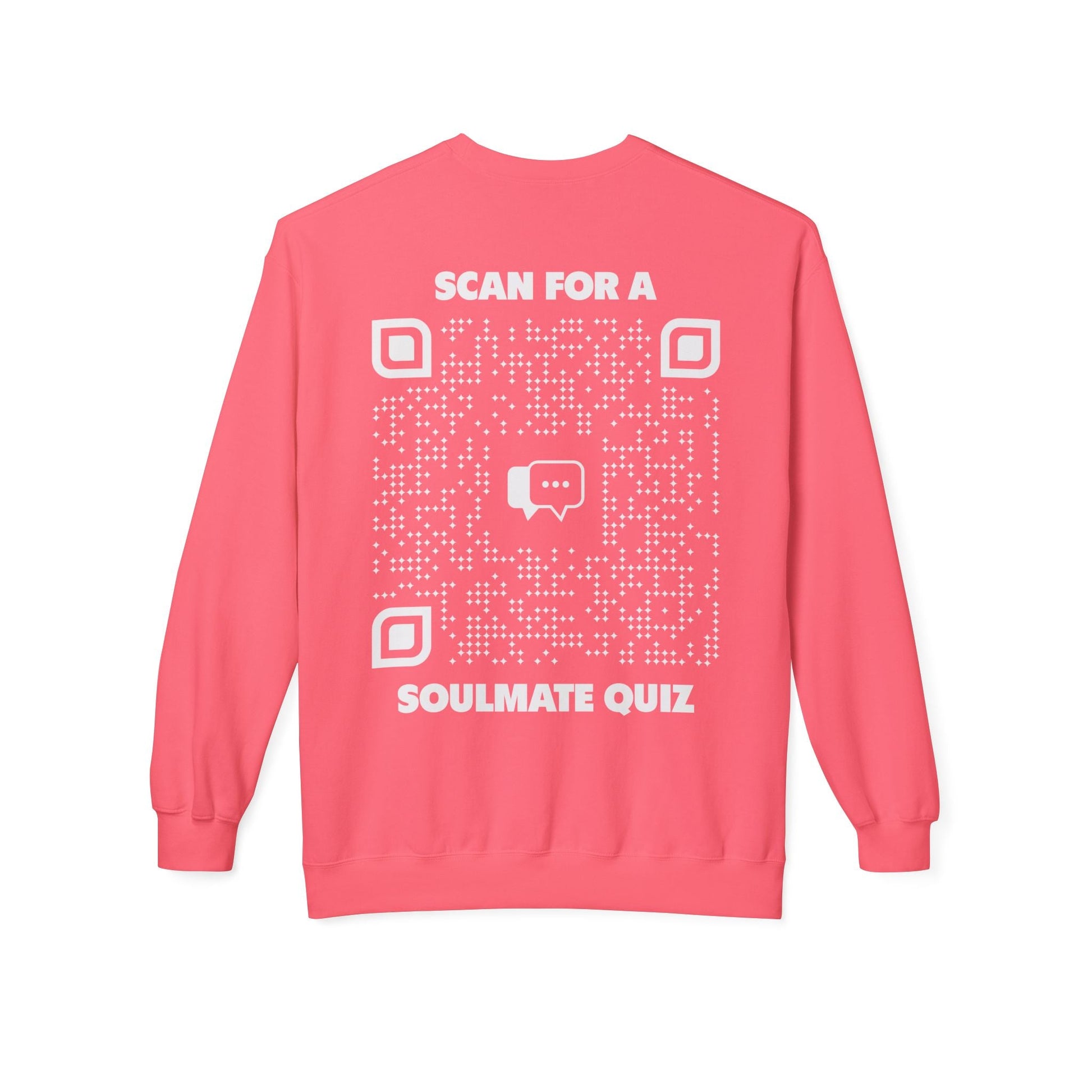 Dating – Sweatshirt – Scan for a Soulmate Quiz - QR NATION