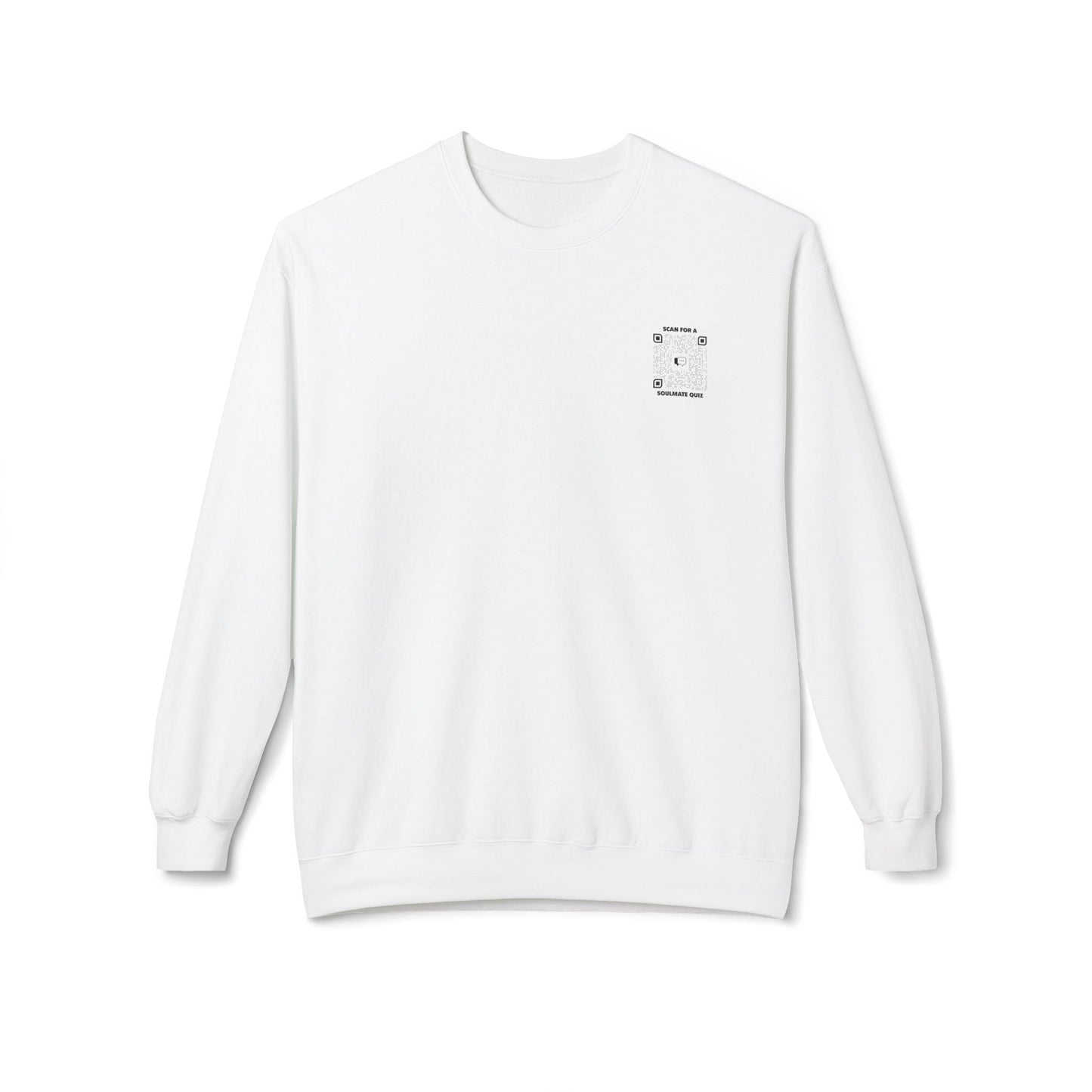 Dating – Sweatshirt – Scan for a Soulmate Quiz - QR NATION
