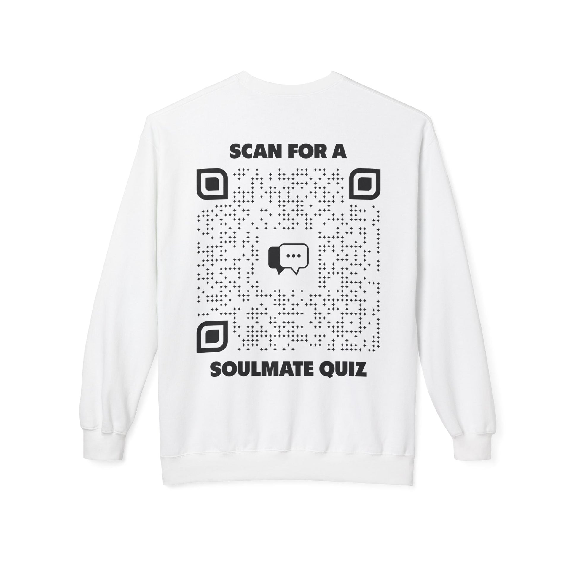 Dating – Sweatshirt – Scan for a Soulmate Quiz - QR NATION