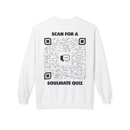 Dating – Sweatshirt – Scan for a Soulmate Quiz - QR NATION
