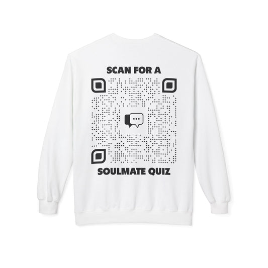 Dating – Sweatshirt – Scan for a Soulmate Quiz - QR NATION