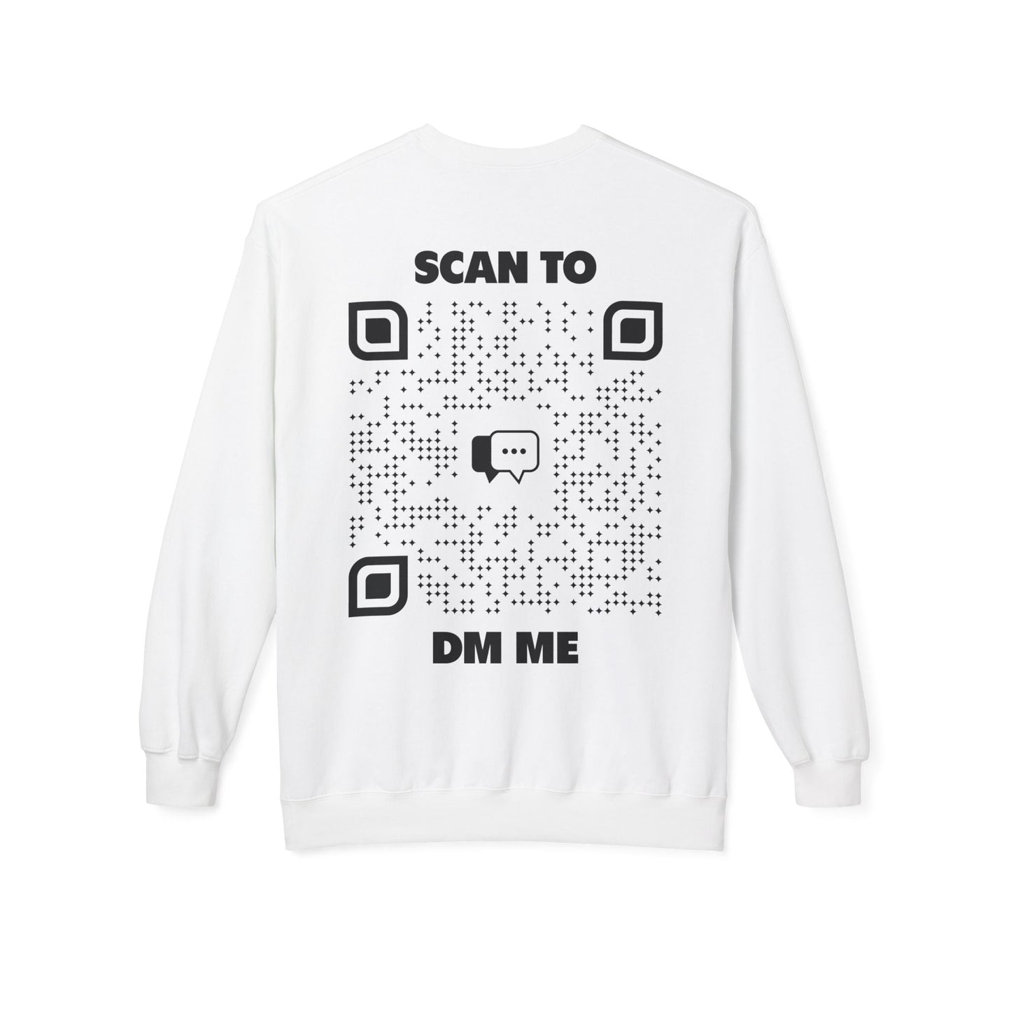 Dating – Sweatshirt – Scan to DM Me - QR NATION