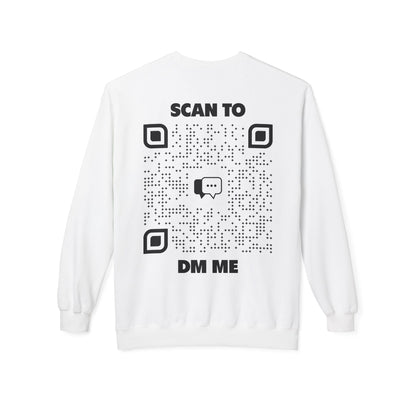 Dating – Sweatshirt – Scan to DM Me - QR NATION