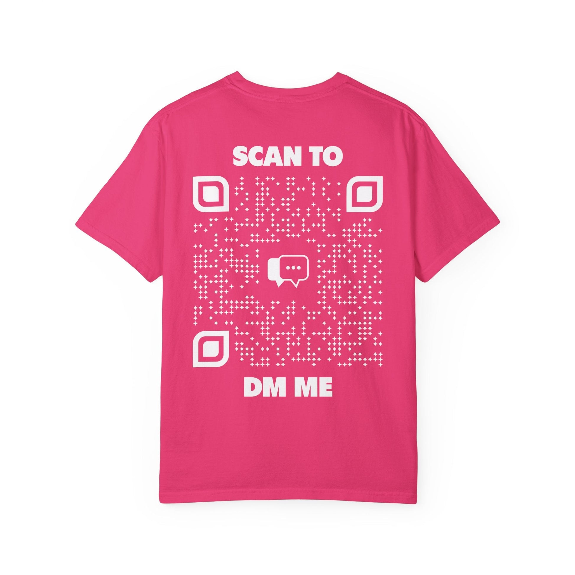 Dating – T-shirt – Scan to DM Me - QR NATION