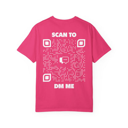 Dating – T-shirt – Scan to DM Me - QR NATION
