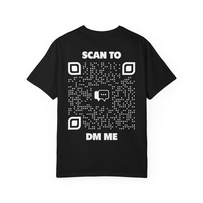 Dating – T-shirt – Scan to DM Me - QR NATION