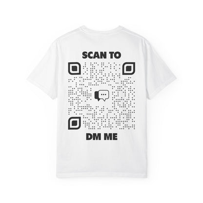 Dating – T-shirt – Scan to DM Me - QR NATION