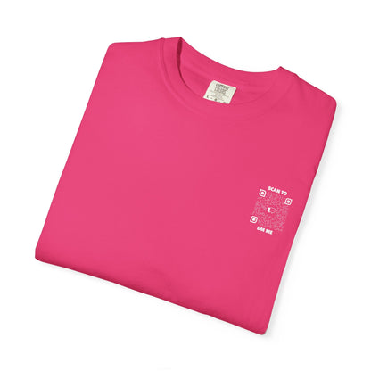 Dating – T-shirt – Scan to DM Me - QR NATION