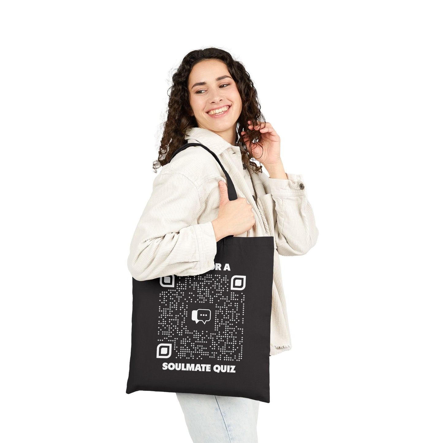 Dating – Tote Bag – Scan for a Soulmate Quiz - QR NATION