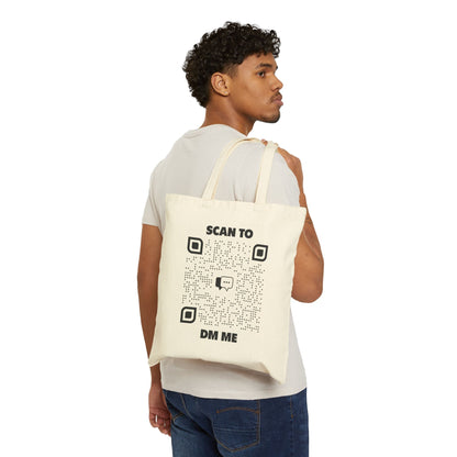 Dating – Tote Bag – Scan to DM Me - QR NATION