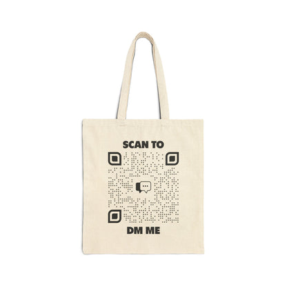Dating – Tote Bag – Scan to DM Me - QR NATION