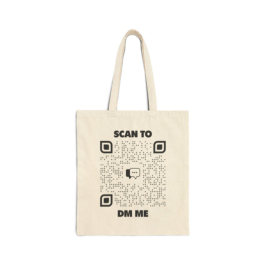 Dating – Tote Bag – Scan to DM Me - QR NATION