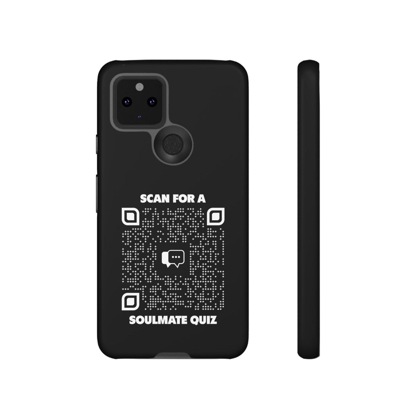 Dating – Tough Case – Black – Scan for a Soulmate Quiz - QR NATION