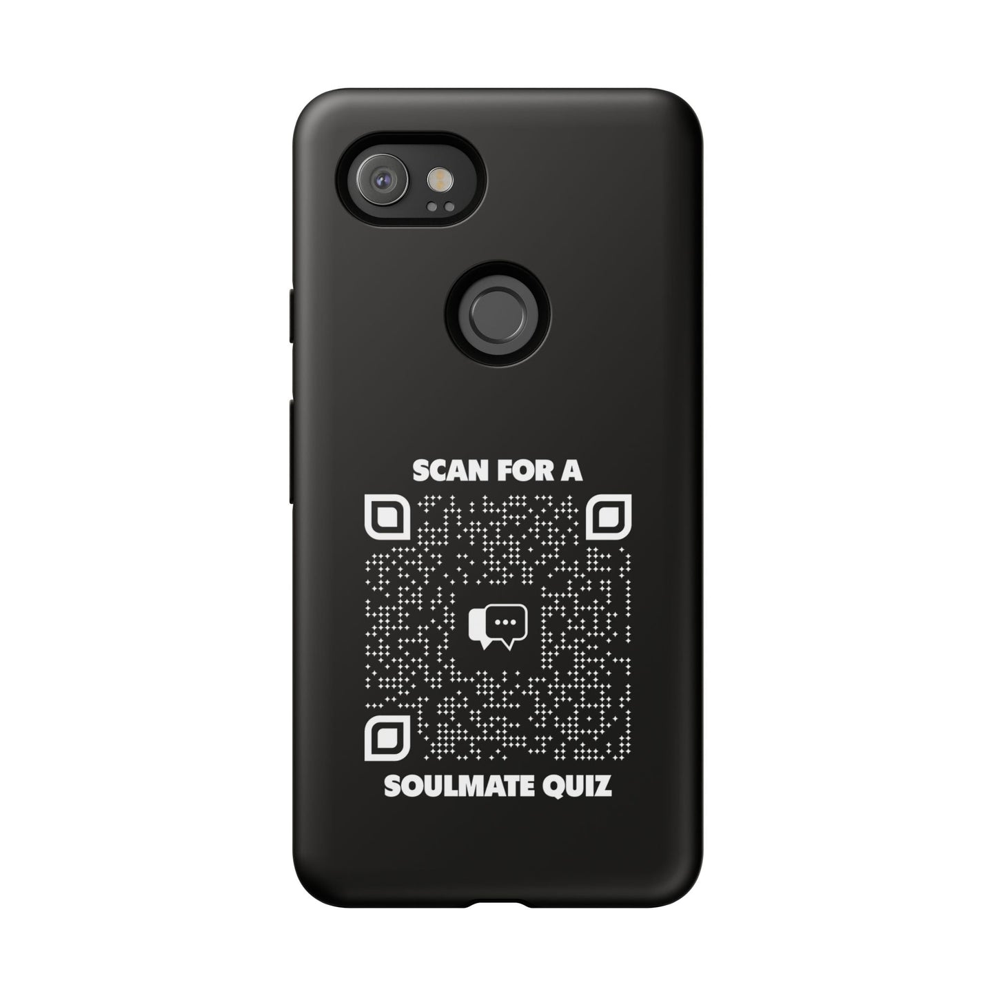 Dating – Tough Case – Black – Scan for a Soulmate Quiz - QR NATION