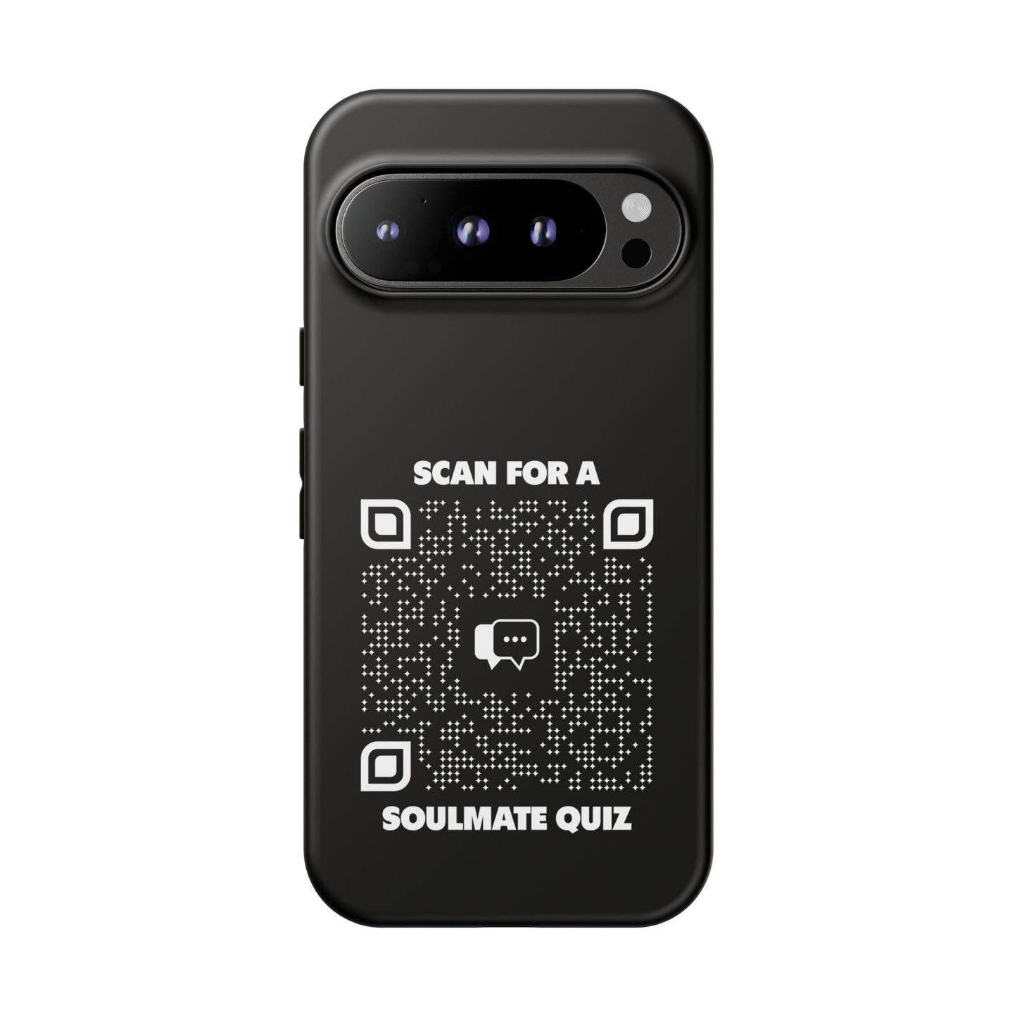 Dating – Tough Case – Black – Scan for a Soulmate Quiz - QR NATION