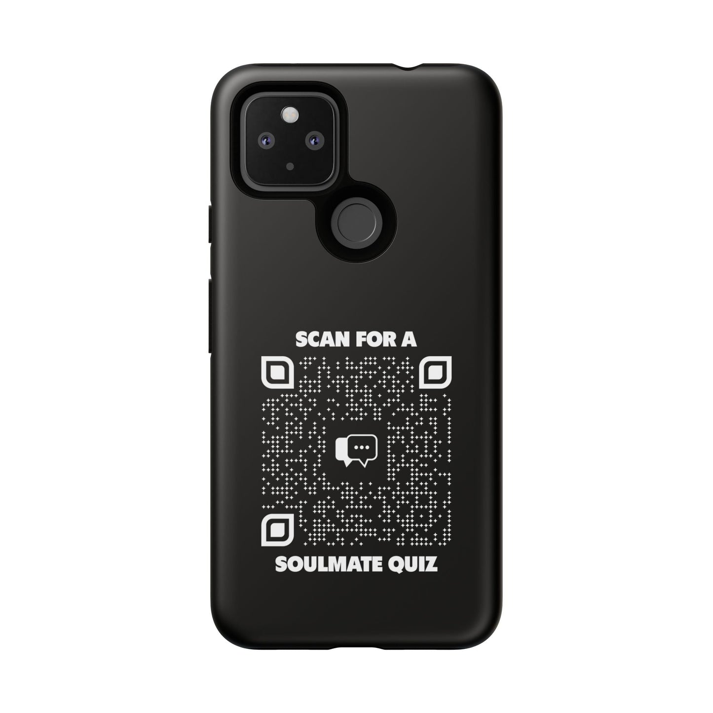 Dating – Tough Case – Black – Scan for a Soulmate Quiz - QR NATION