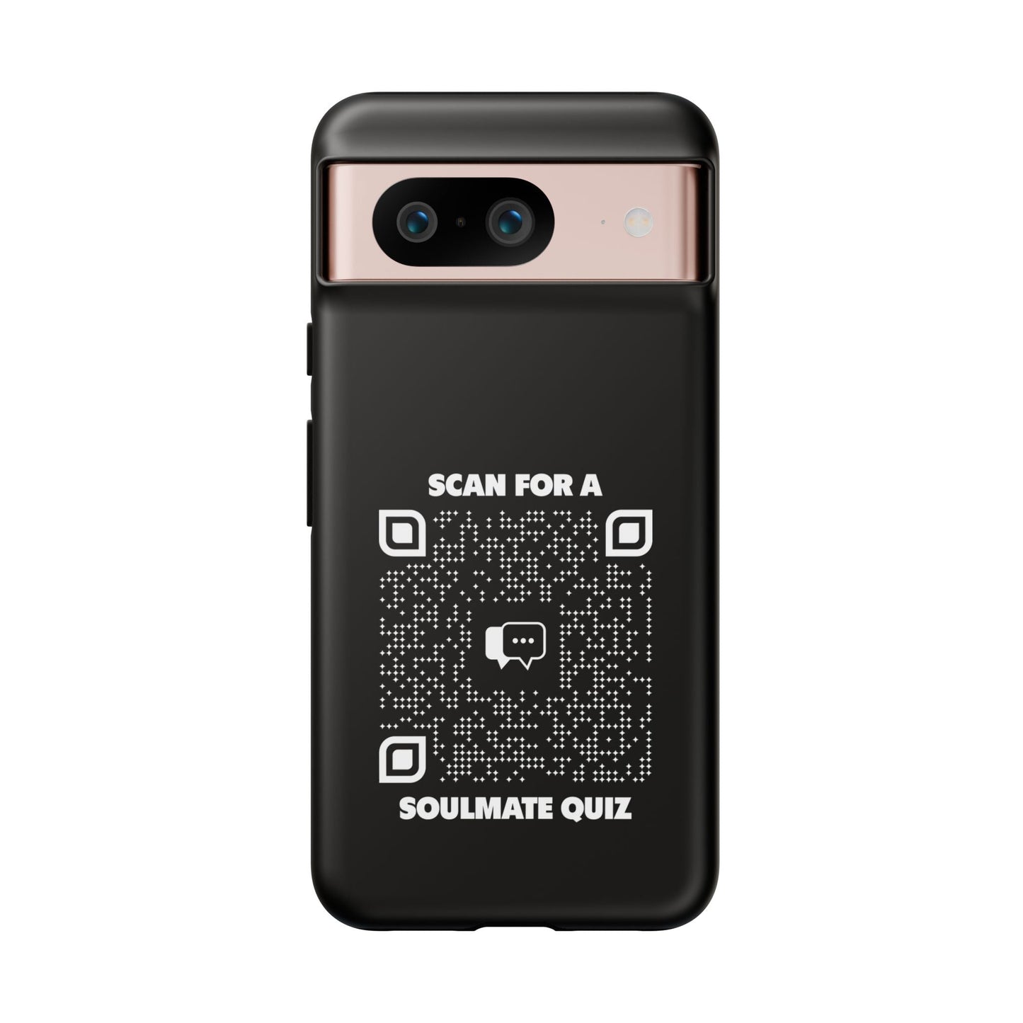 Dating – Tough Case – Black – Scan for a Soulmate Quiz - QR NATION