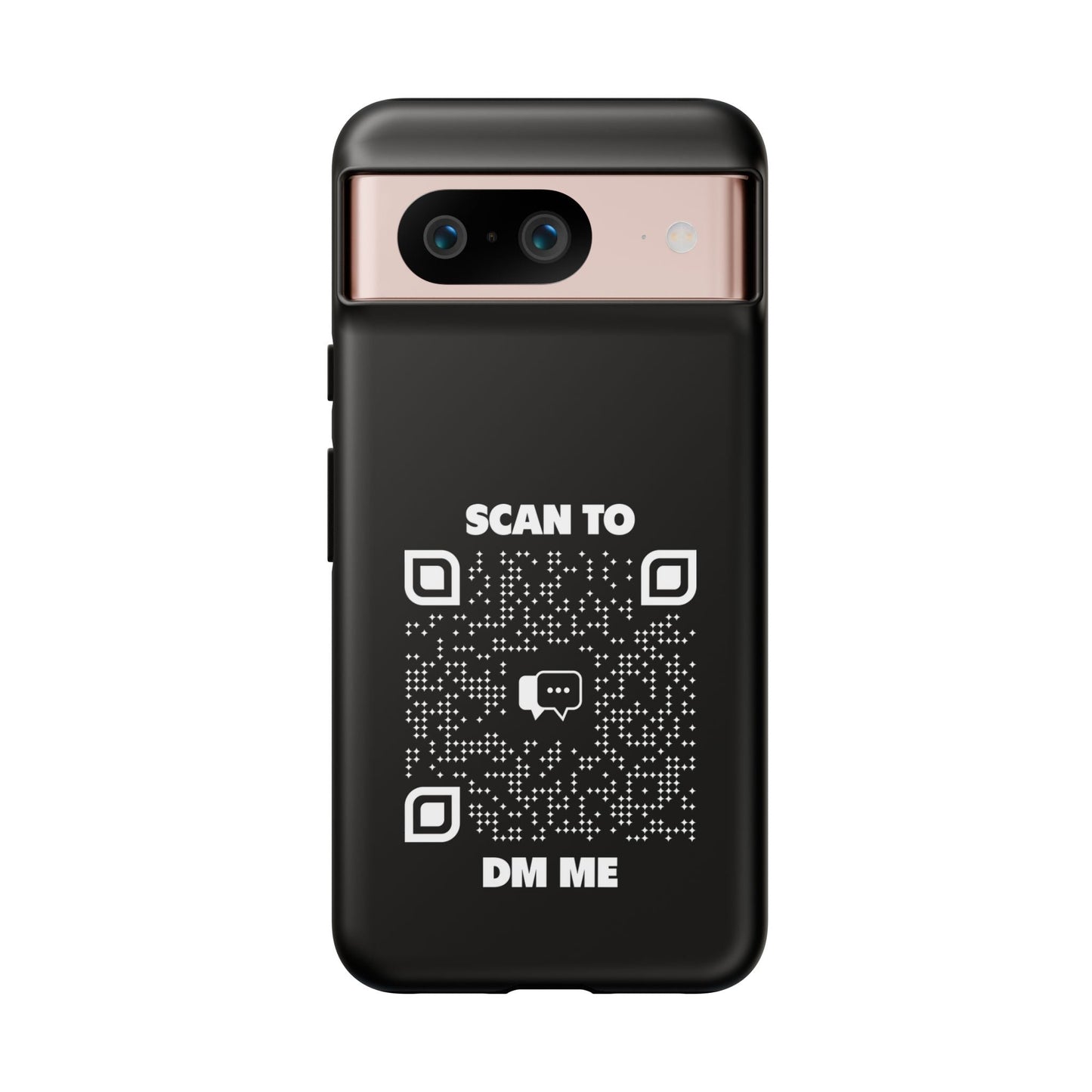Dating – Tough Case – Black – Scan to DM Me - QR NATION