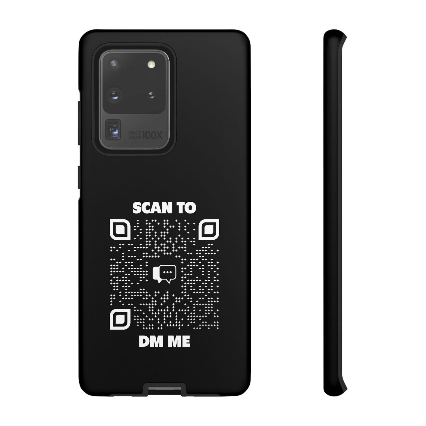 Dating – Tough Case – Black – Scan to DM Me - QR NATION