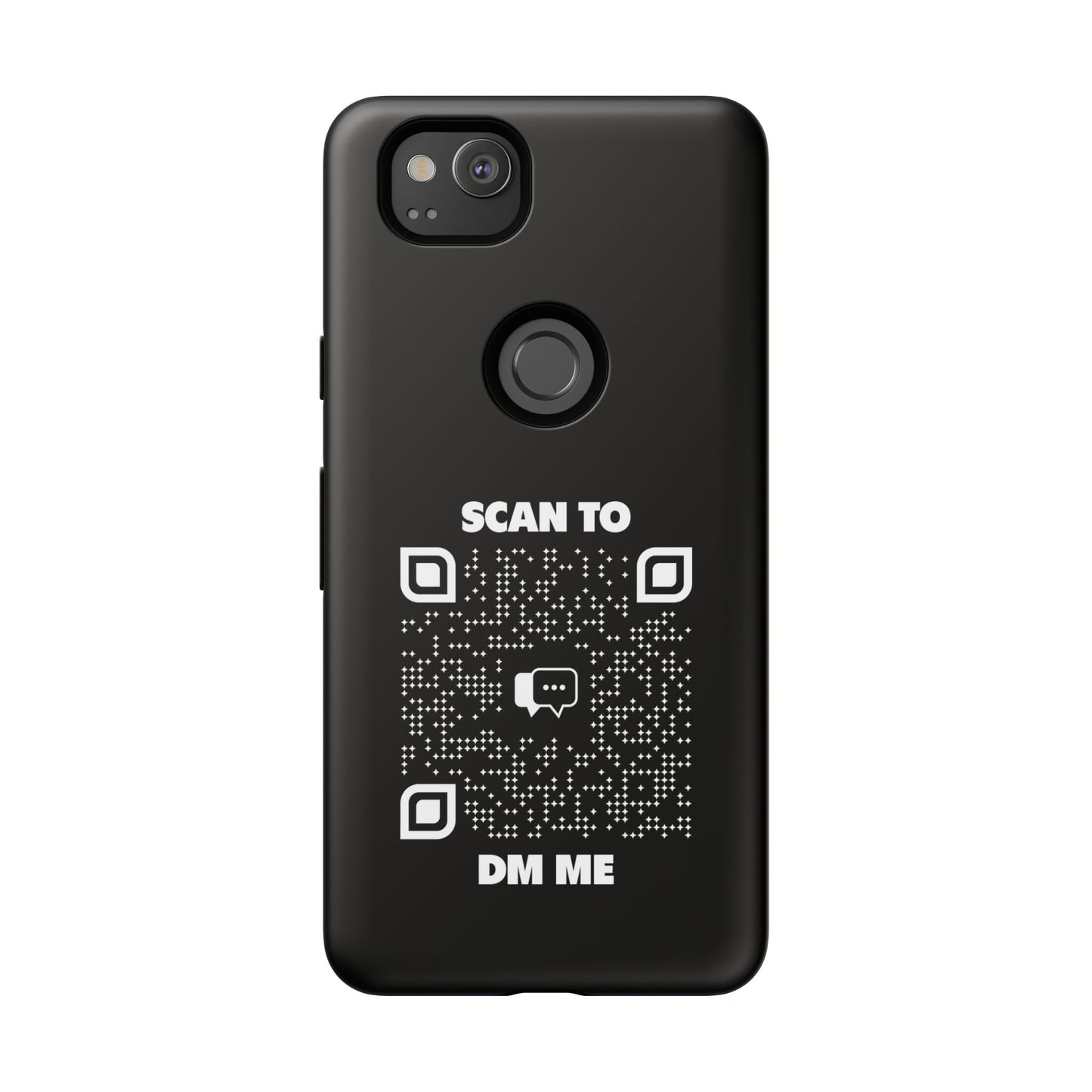 Dating – Tough Case – Black – Scan to DM Me - QR NATION