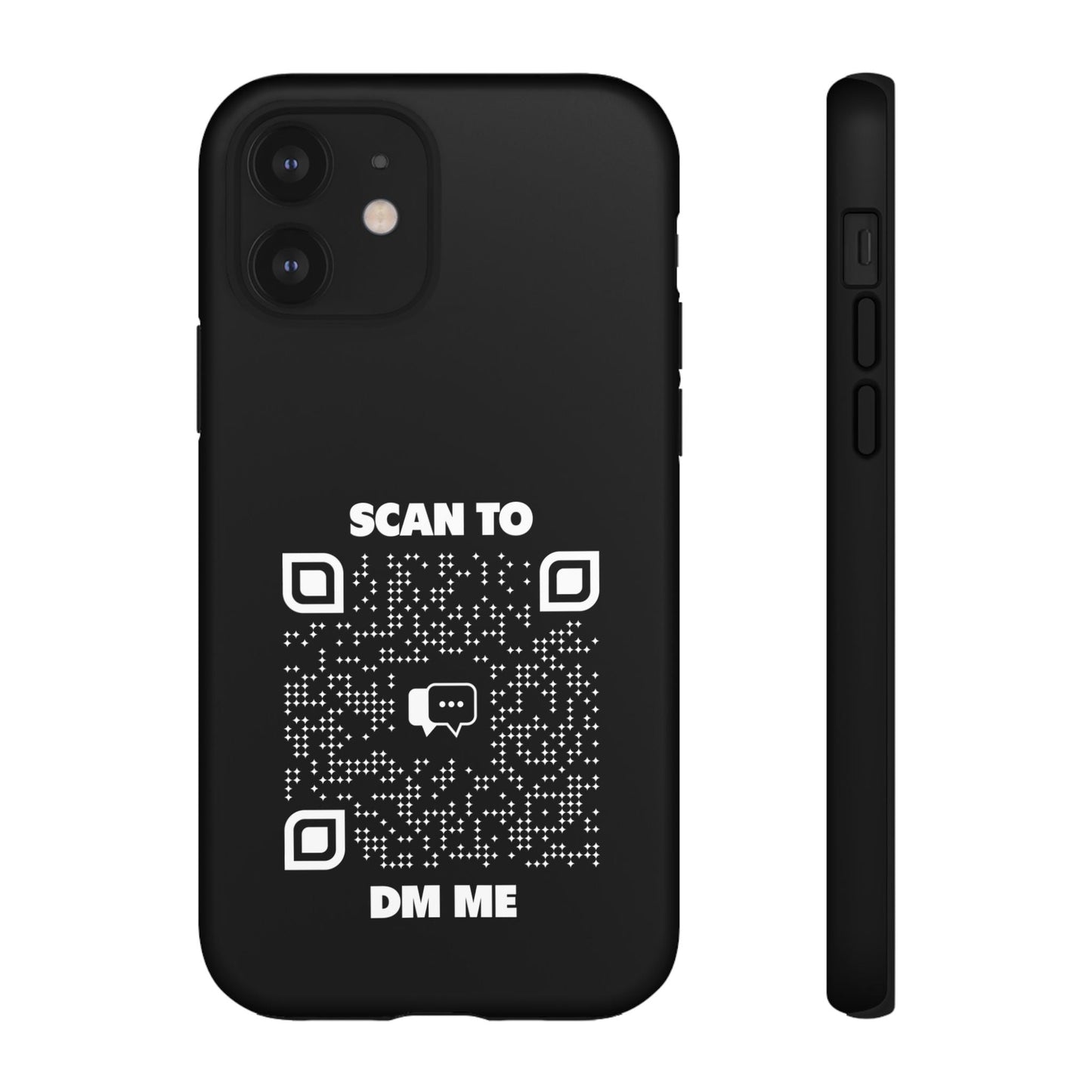 Dating – Tough Case – Black – Scan to DM Me - QR NATION