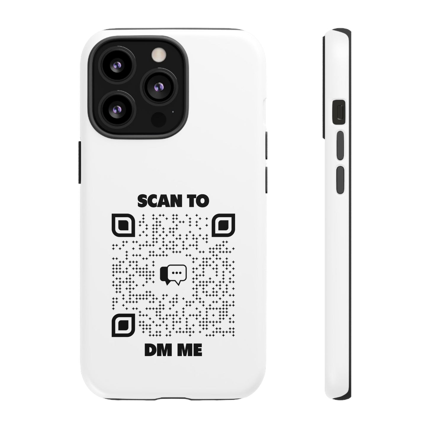 Dating – Tough Case – Black – Scan to DM Me - QR NATION