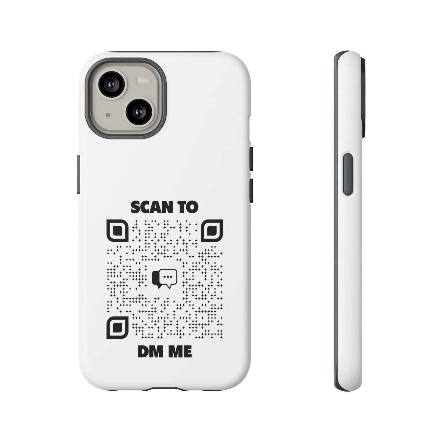 Dating – Tough Case – Black – Scan to DM Me - QR NATION