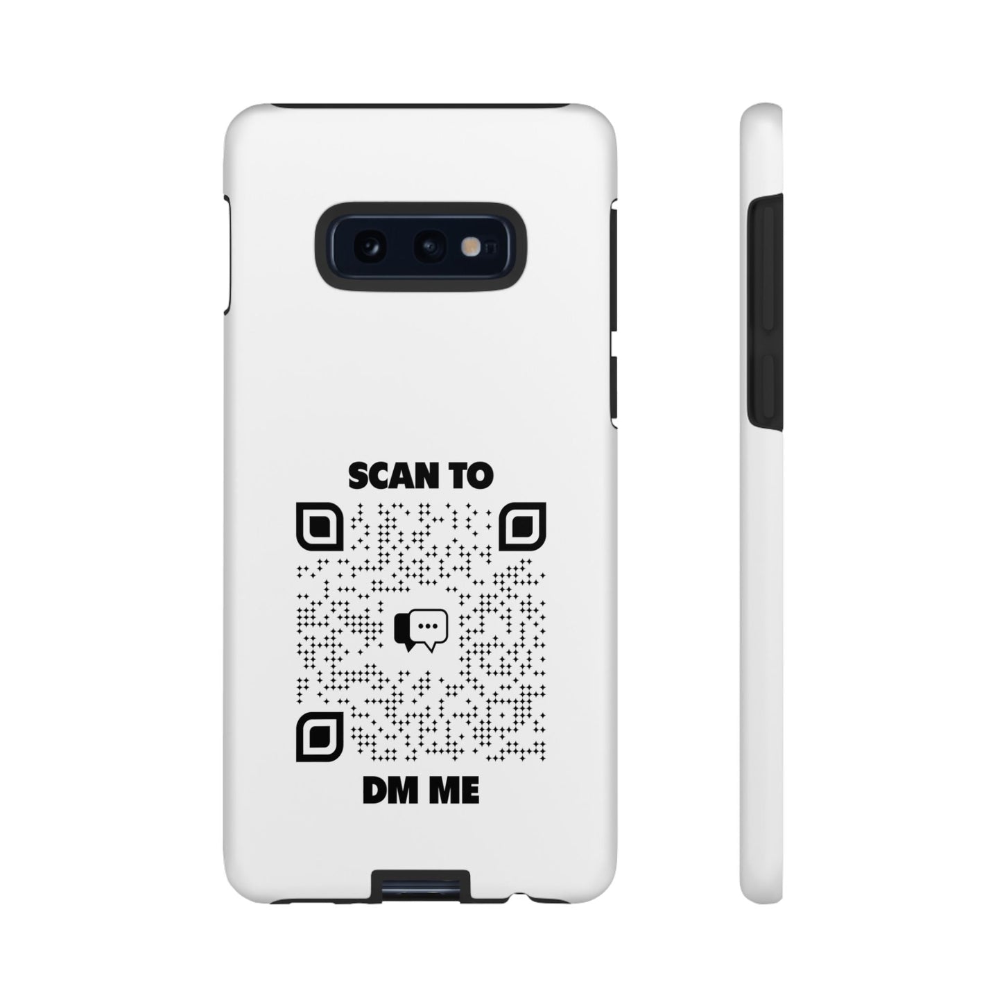 Dating – Tough Case – Black – Scan to DM Me - QR NATION