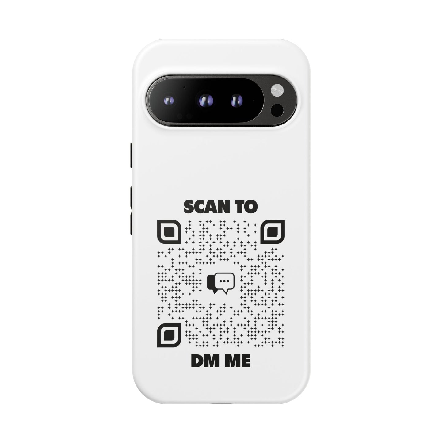 Dating – Tough Case – Black – Scan to DM Me - QR NATION