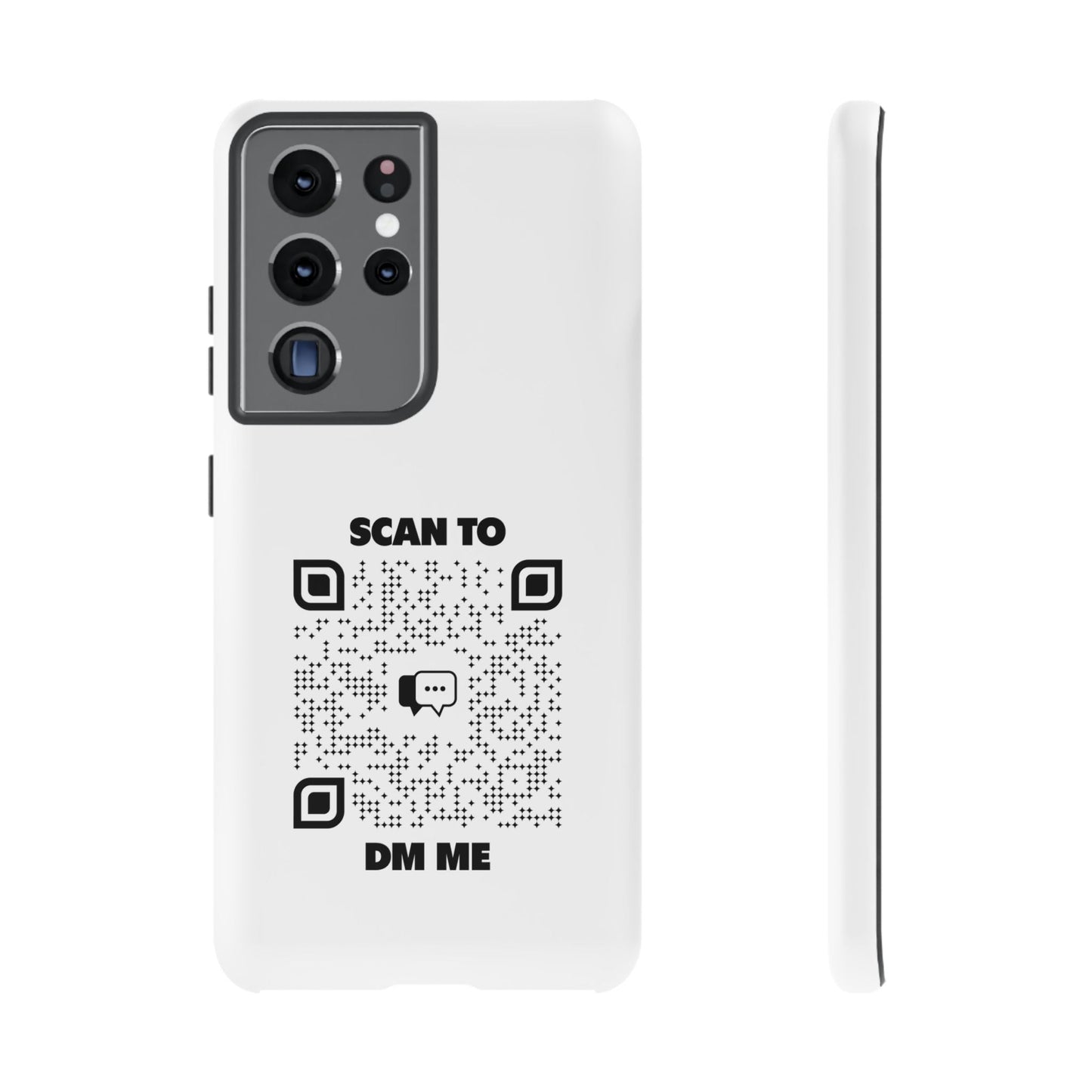 Dating – Tough Case – Black – Scan to DM Me - QR NATION