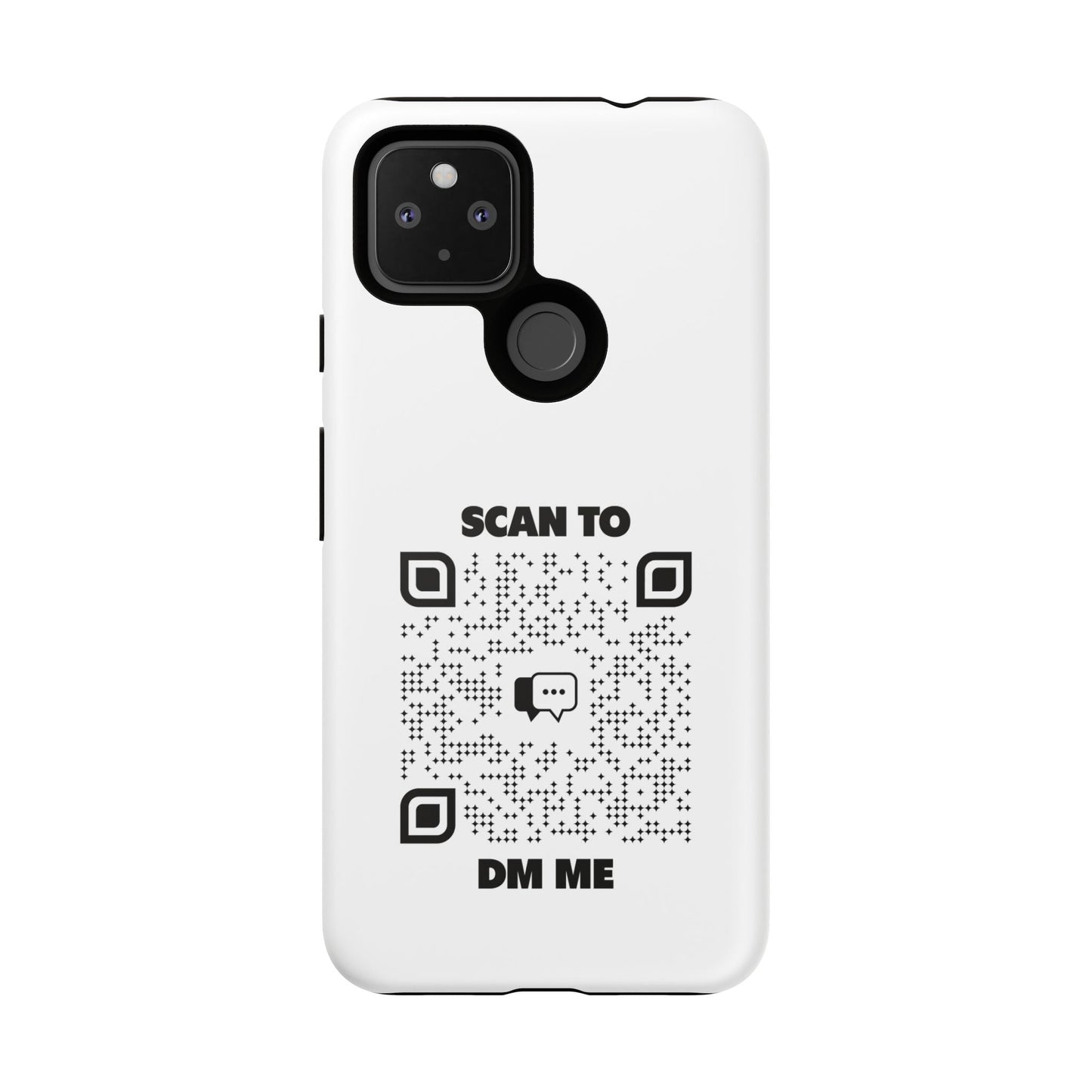 Dating – Tough Case – Black – Scan to DM Me - QR NATION
