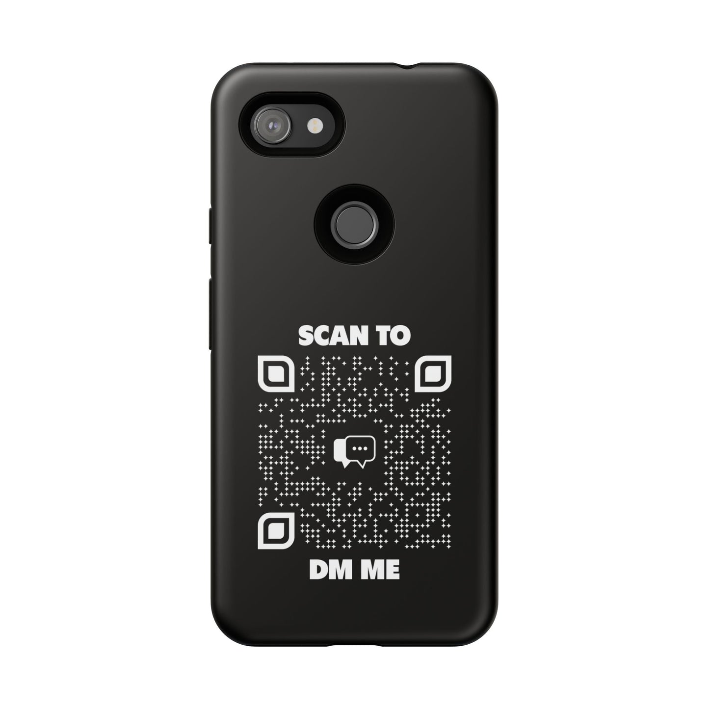 Dating – Tough Case – Black – Scan to DM Me - QR NATION