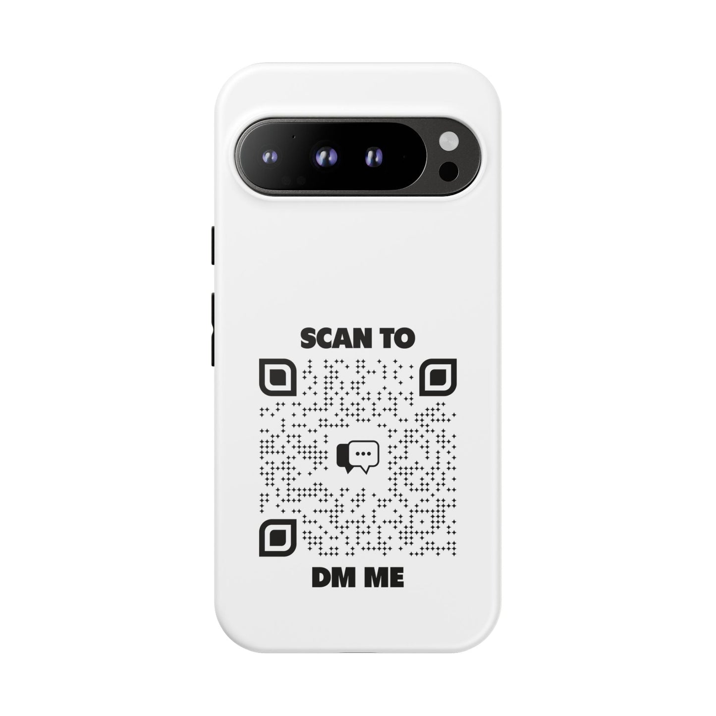 Dating – Tough Case – Black – Scan to DM Me - QR NATION