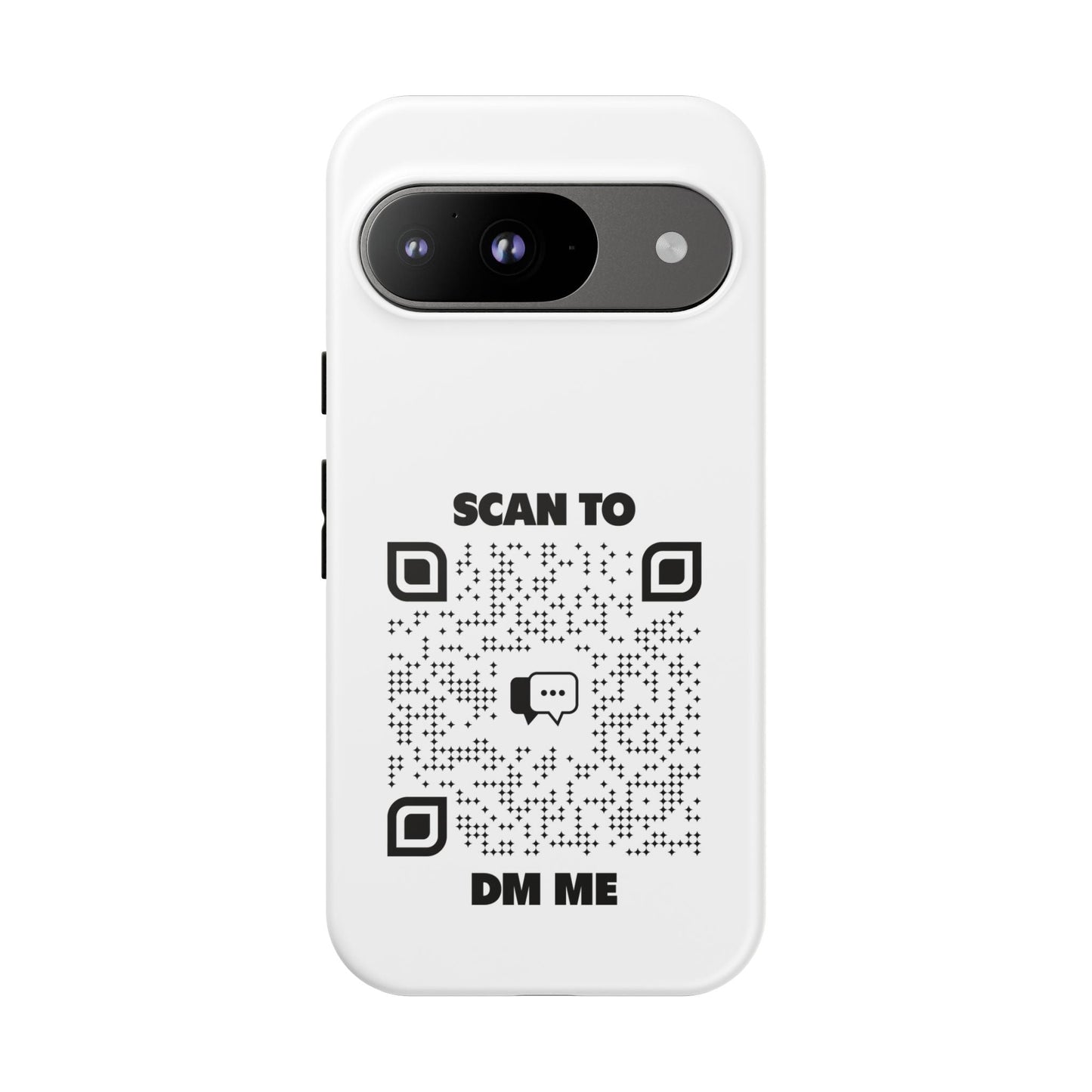 Dating – Tough Case – Black – Scan to DM Me - QR NATION