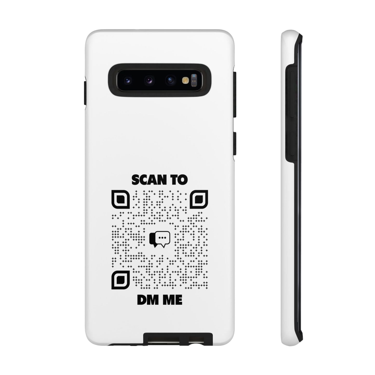 Dating – Tough Case – Black – Scan to DM Me - QR NATION
