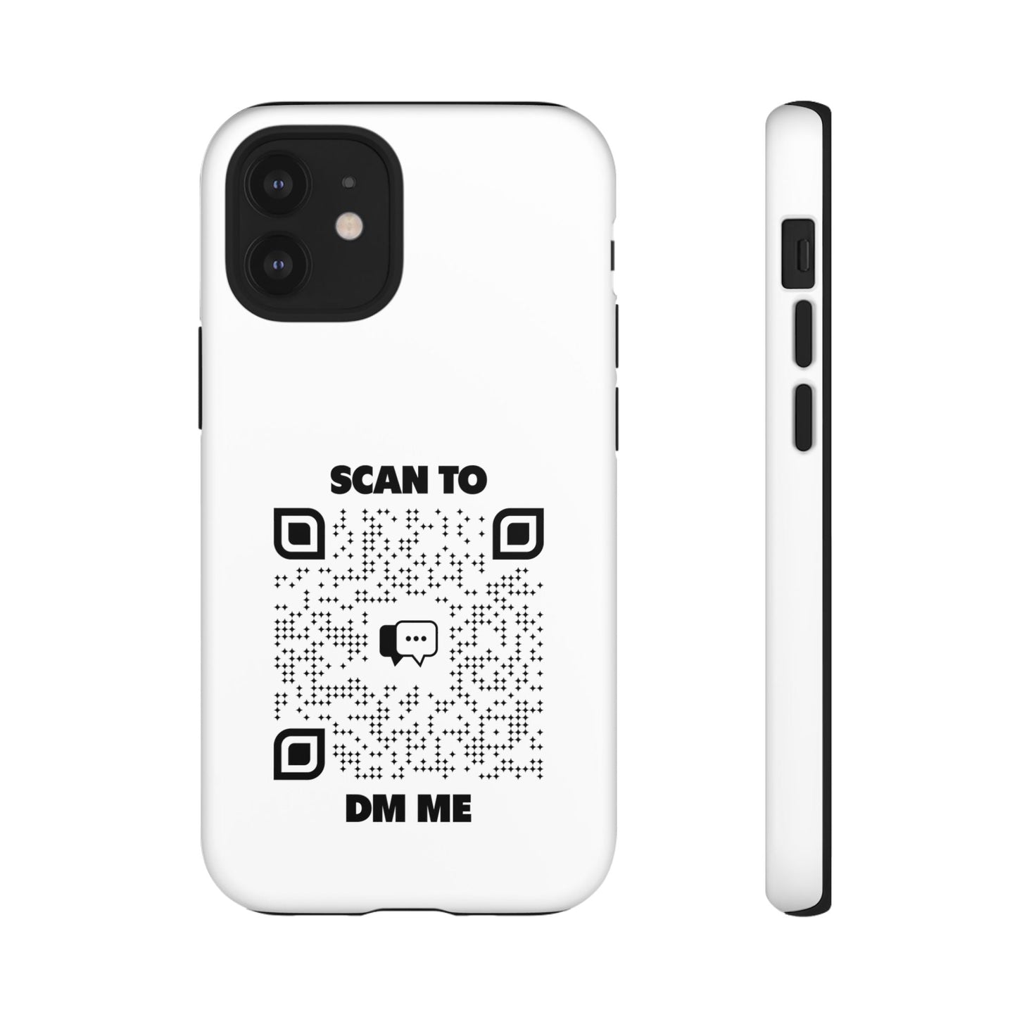 Dating – Tough Case – Black – Scan to DM Me - QR NATION