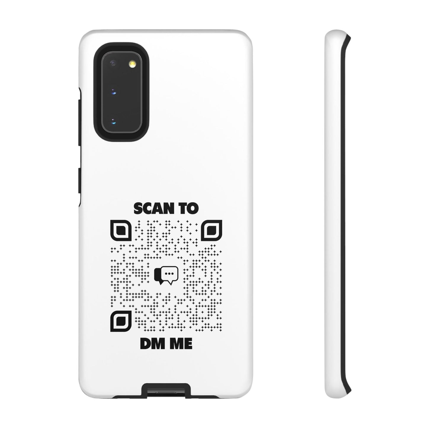 Dating – Tough Case – Black – Scan to DM Me - QR NATION