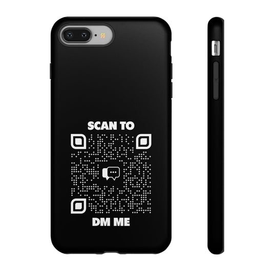 Dating – Tough Case – Black – Scan to DM Me - QR NATION