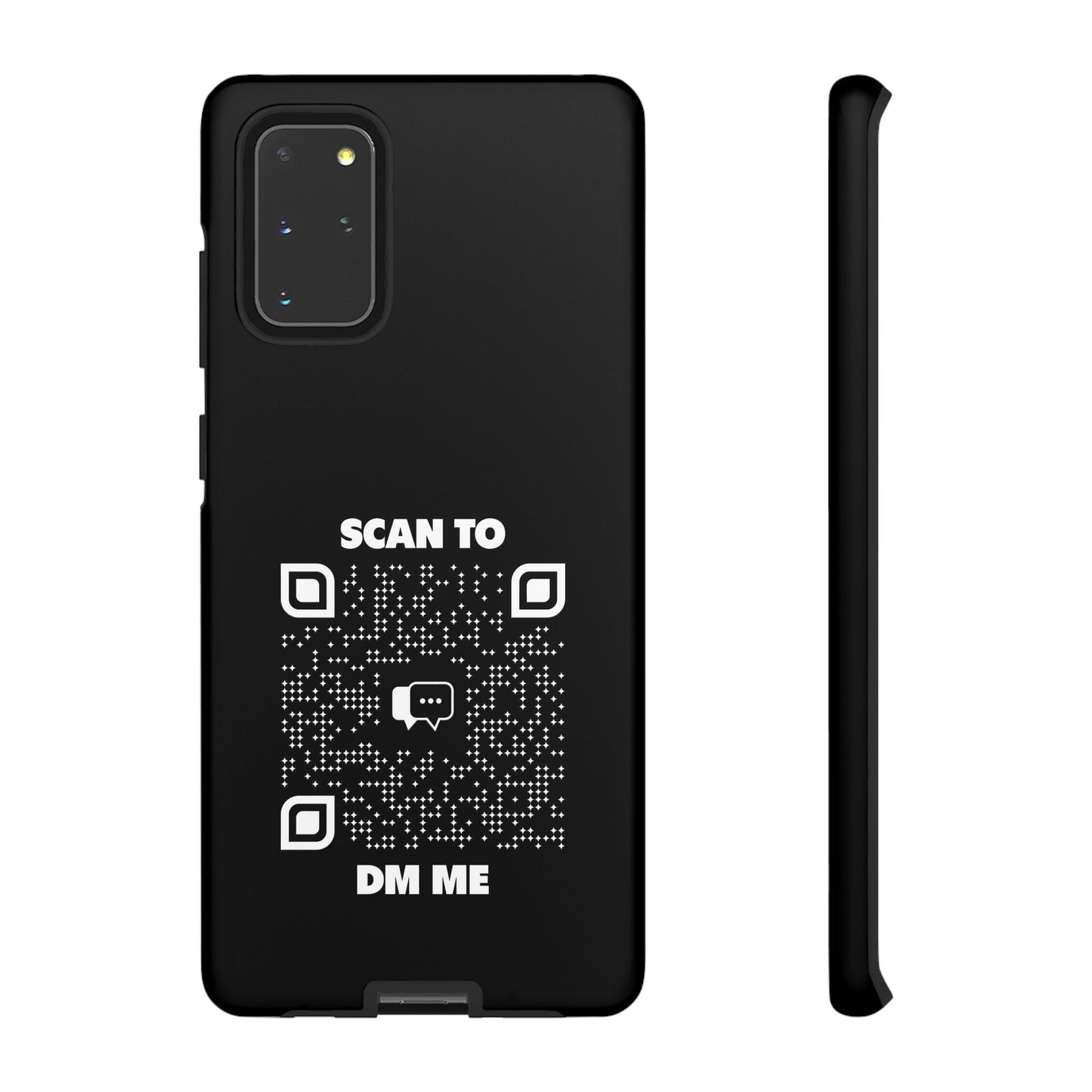 Dating – Tough Case – Black – Scan to DM Me - QR NATION