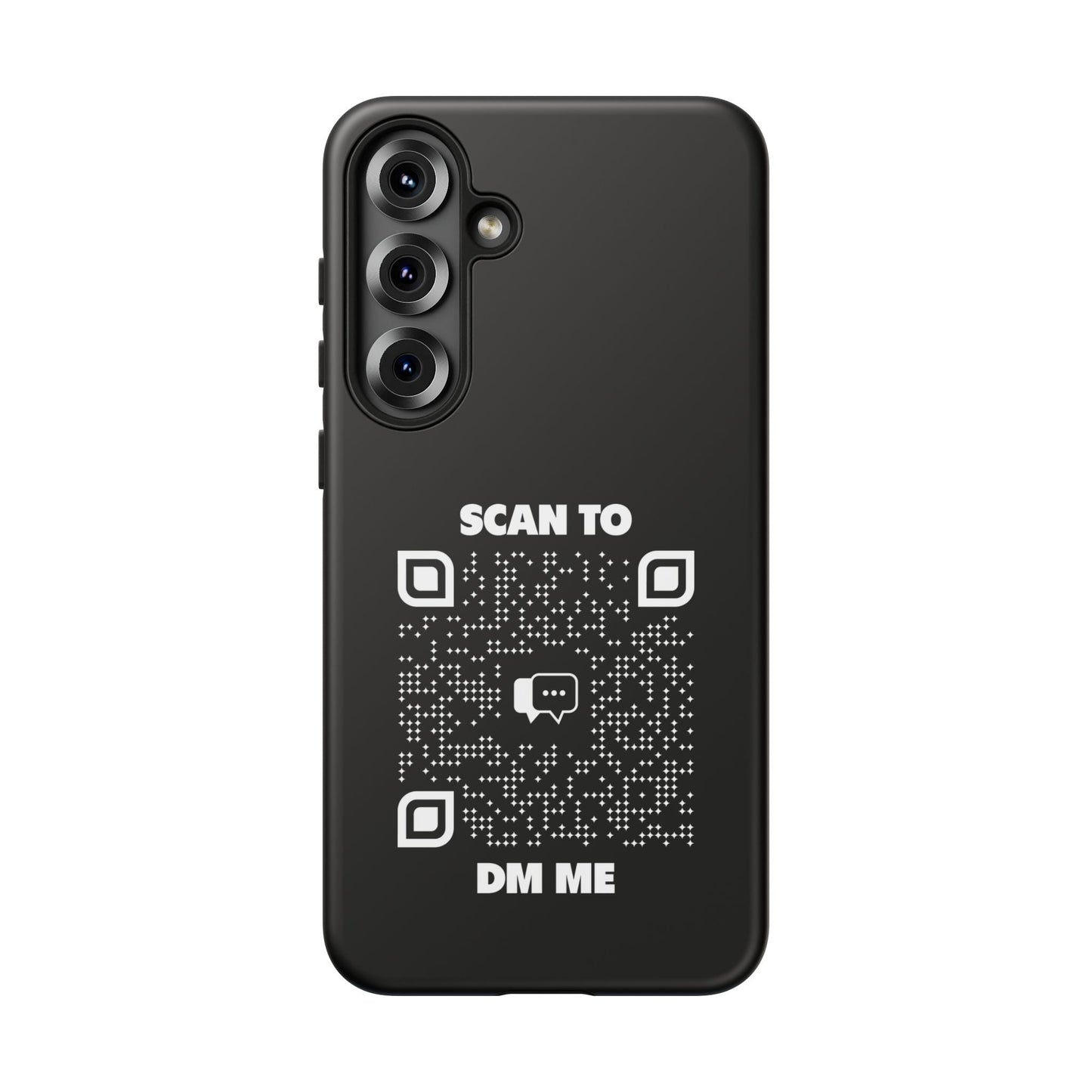 Dating – Tough Case – Black – Scan to DM Me - QR NATION