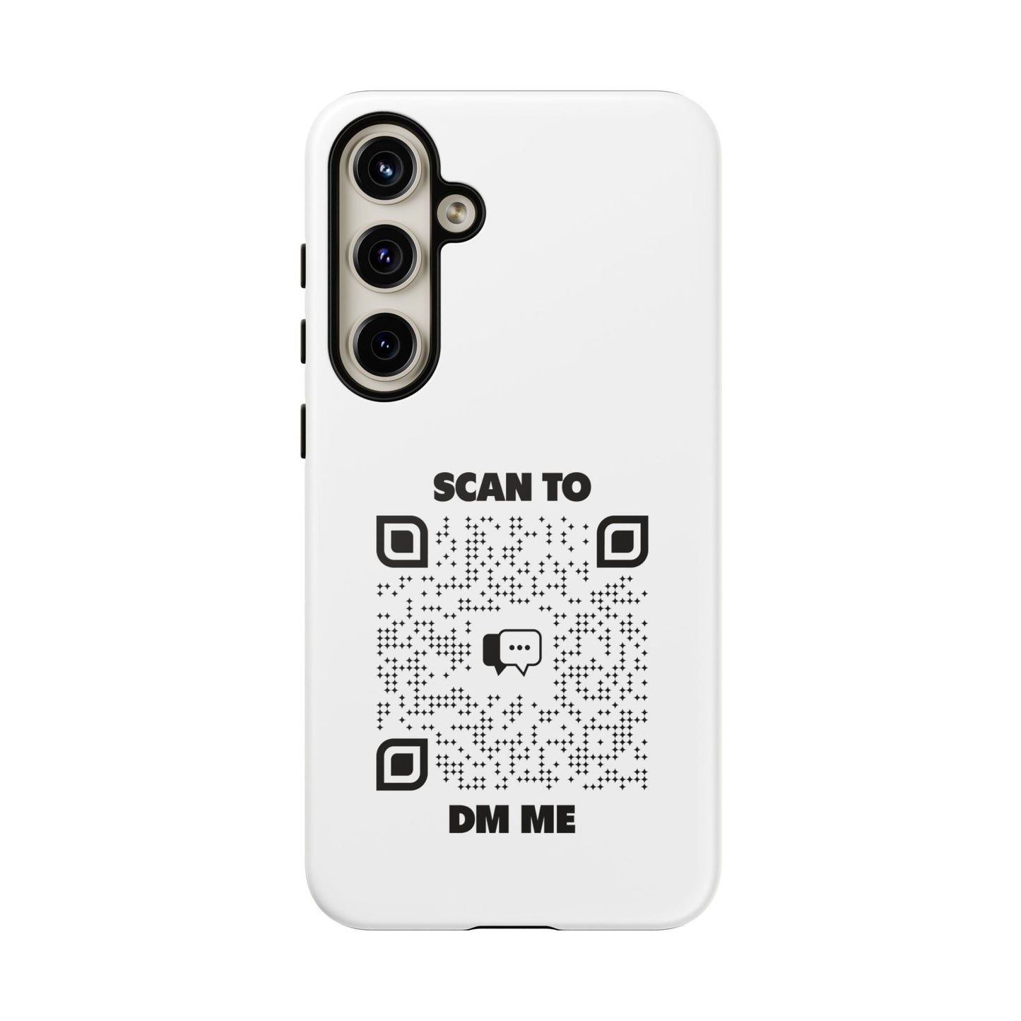 Dating – Tough Case – Black – Scan to DM Me - QR NATION