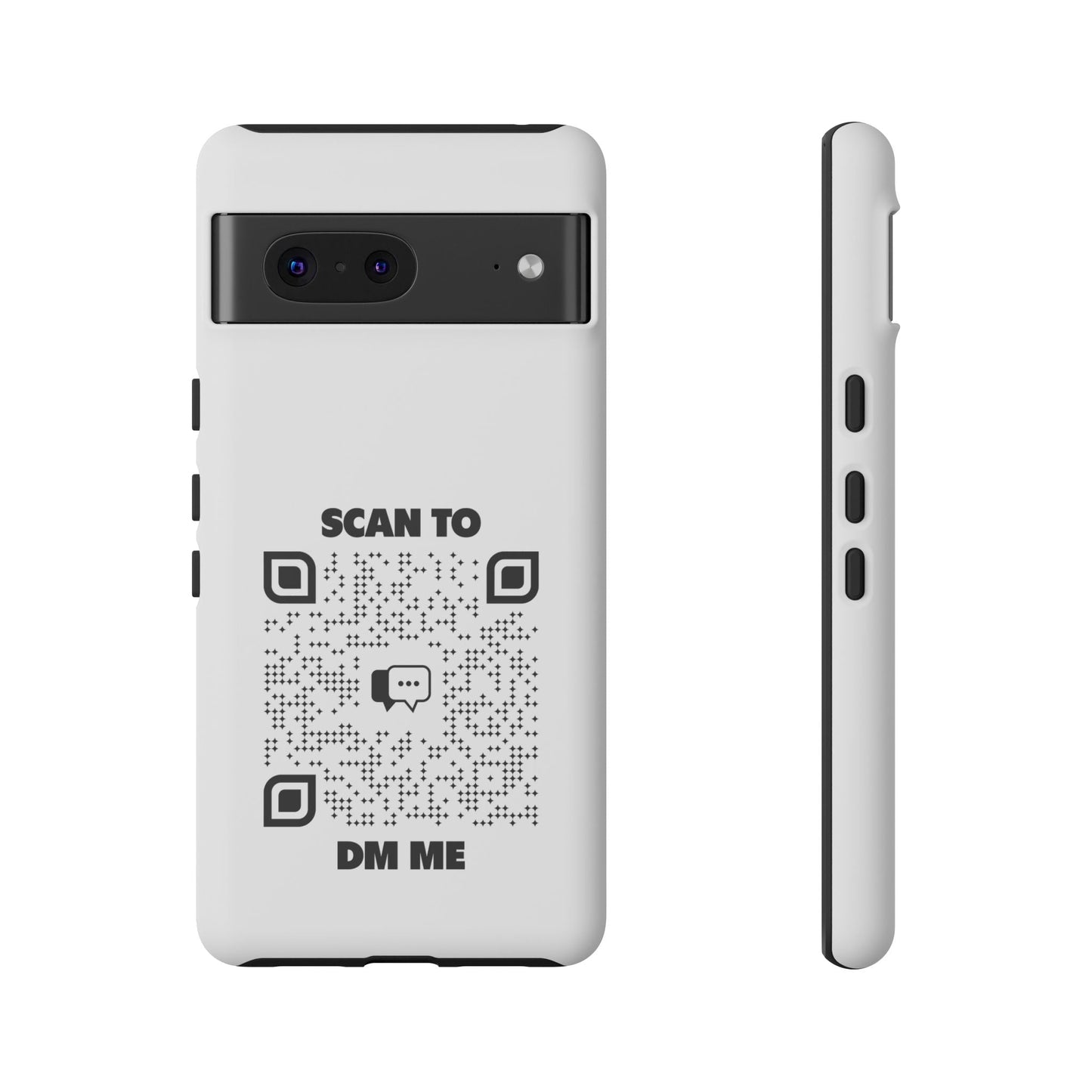 Dating – Tough Case – Black – Scan to DM Me - QR NATION