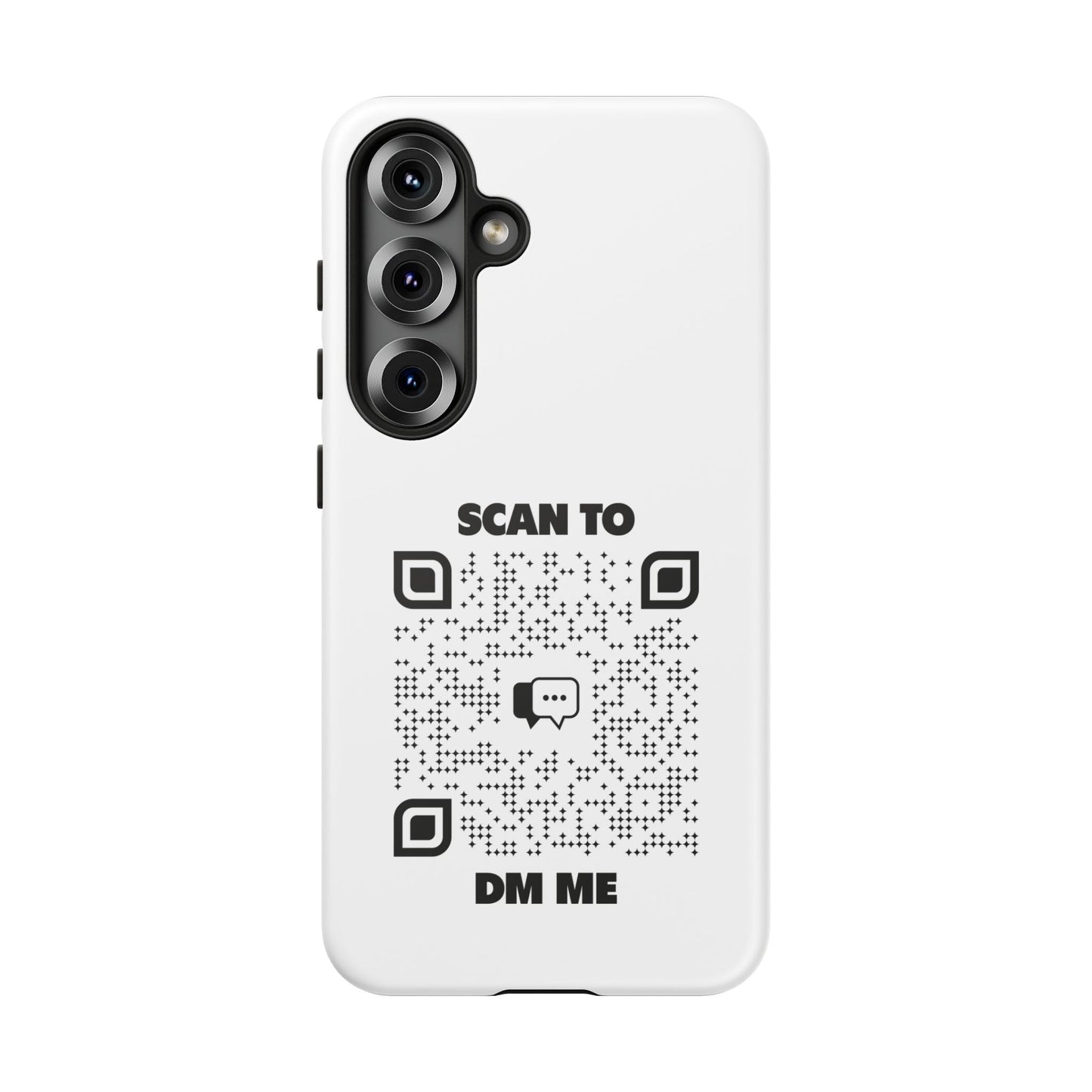 Dating – Tough Case – Black – Scan to DM Me - QR NATION