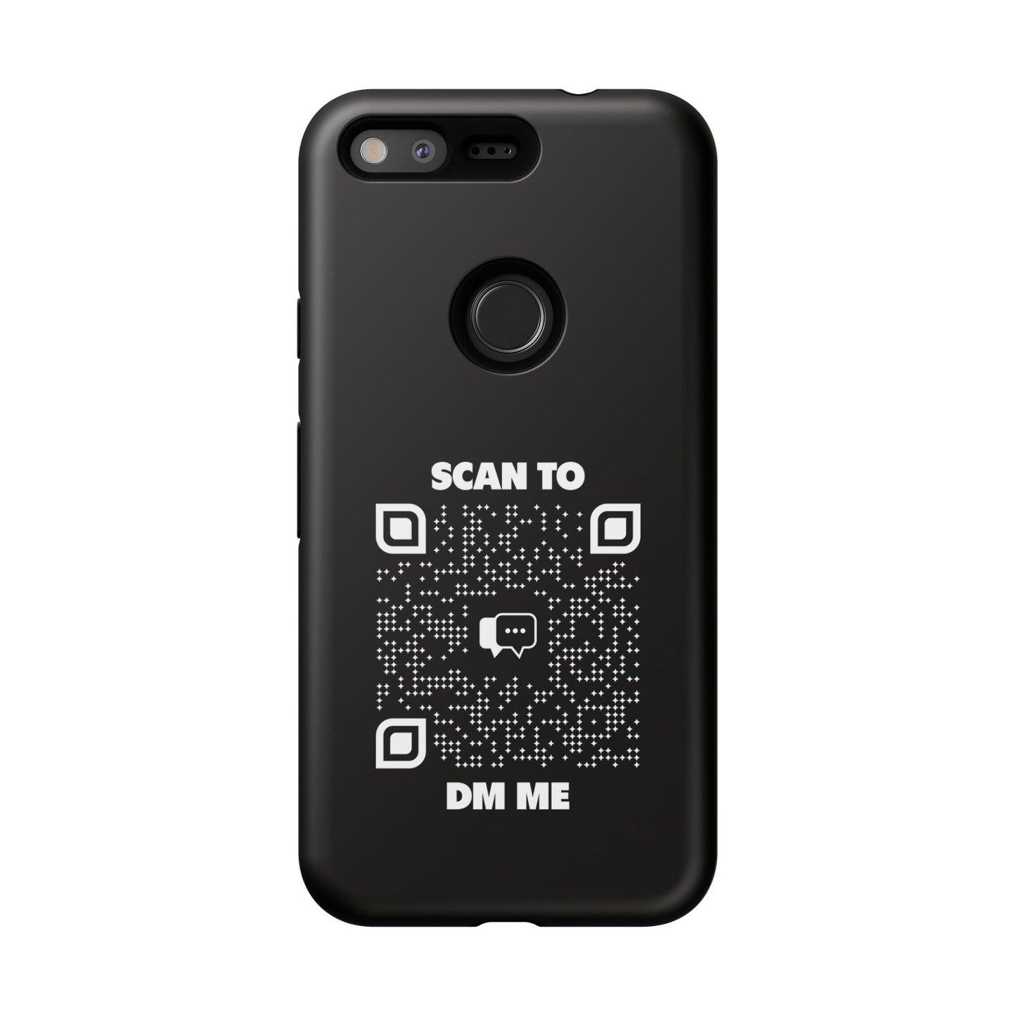 Dating – Tough Case – Black – Scan to DM Me - QR NATION