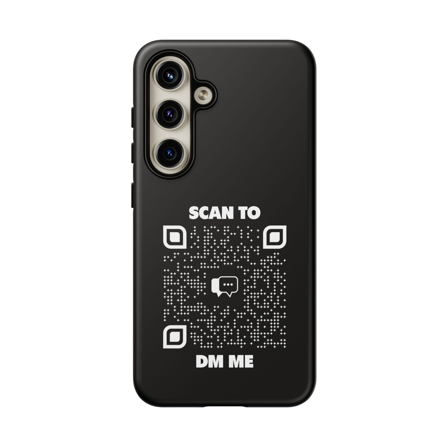 Dating – Tough Case – Black – Scan to DM Me - QR NATION