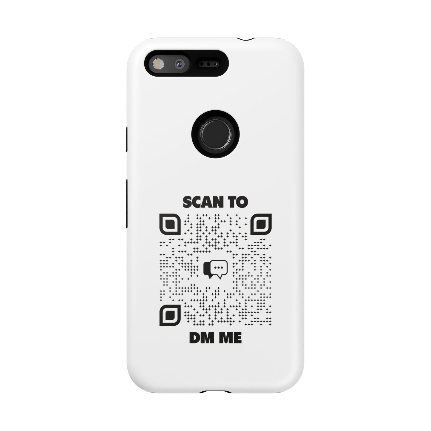 Dating – Tough Case – Black – Scan to DM Me - QR NATION