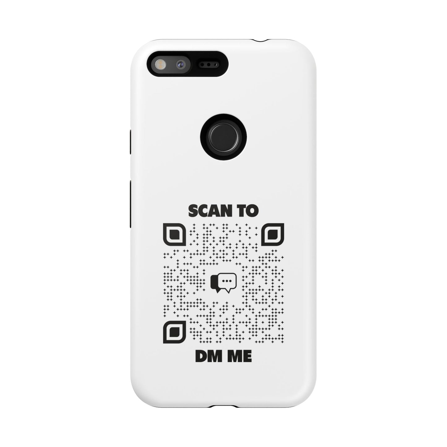 Dating – Tough Case – Black – Scan to DM Me - QR NATION