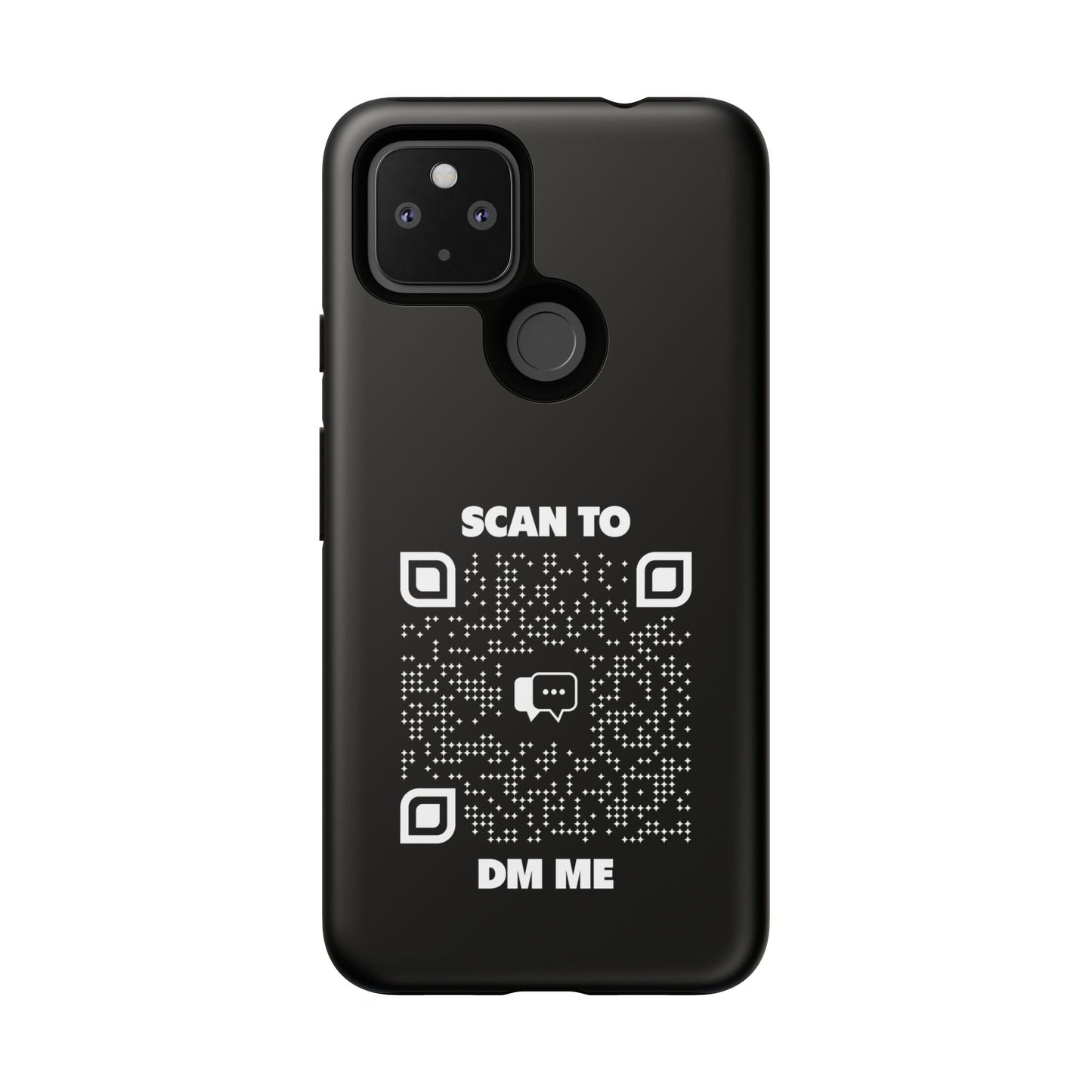Dating – Tough Case – Black – Scan to DM Me - QR NATION